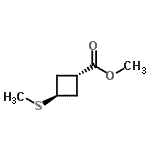 CAS#: 89945-42-6, Methyl trans-3-(methylsulfanyl)cyclobutanecarboxylate