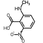 CAS 登录号：89976-97-6， 2-(甲基氨基)-6-硝基苯甲酸