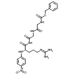 CAS#: 89991-62-8, N-[(Benzyloxy)carbonyl]glycyl-N-{(2S)-5-[(diaminomethylene)amino]-2-[(4-nitrophenyl)amino]pentanoyl}glycinamide