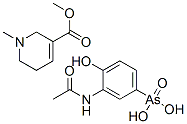 CAS 登录号：900-77-6， 1,2,5,6-四氢-1-甲基烟酸甲酯单[(3-乙酰氨基-4-羟基苯基)胂酸]盐