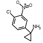 CAS#: 900505-08-0, 1-(4-Chloro-3-nitrophenyl)cyclopropanamine