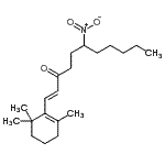 CAS 登录号：90060-00-7， (1E)-6-硝基-1-(2,6,6-三甲基-1-环己烯-1-基)-1-十一碳烯-3-酮