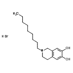 CAS#: 900784-95-4, 2-Nonyl-1,2,3,4-tetrahydro-6,7-isoquinolinediol hydrobromide (1:1)