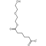 CAS 登录号：9010-89-3， 6-[2-(2-羟基乙氧基)乙氧基]-6-氧代己酸酯