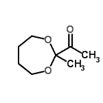 CAS#: 90113-59-0, 1-(2-Methyl-1,3-dioxepan-2-yl)ethanone