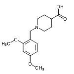 CAS#: 901313-75-5, 1-(2,4-Dimethoxybenzyl)-4-piperidinecarboxylic acid