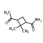 CAS#: 90139-85-8, 3-Acetyl-2,2-dimethylcyclobutanecarboxamide