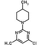 CAS 登录号：901586-56-9， 4-氯-6-甲基-2-(4-甲基-1-哌啶基)嘧啶