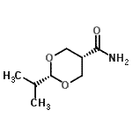 CAS 登录号：90176-65-1， 顺式-2-异丙基-1,3-二恶烷-5-甲酰胺