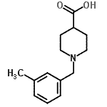 CAS 登录号：901920-98-7， 1-(3-甲基苄基)-4-哌啶羧酸