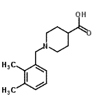 CAS#: 901923-72-6, 1-(2,3-Dimethylbenzyl)-4-piperidinecarboxylic acid