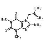 CAS#: 902047-64-7, 8-Amino-1,3-dimethyl-7-(2-methyl-2-propen-1-yl)-3,7-dihydro-1H-purine-2,6-dione