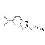 CAS#: 90220-89-6, Formaldehyde (6-nitro-1,3-benzothiazol-2-yl)hydrazone