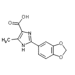 CAS#: 902600-40-2, 2-(1,3-Benzodioxol-5-yl)-5-methyl-1H-imidazole-4-carboxylic acid