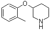 CAS 登录号：902837-28-9， 3-(2-甲基苯氧基)哌啶