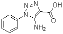 CAS 登录号：90323-78-7， 5-氨基-1-苯基-1H-1,2,3-三唑-4-羧酸