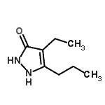 CAS#: 90346-23-9, 4-Ethyl-5-propyl-1,2-dihydro-3H-pyrazol-3-one