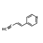 CAS#: 90347-84-5, 4-[(1E)-1-Buten-3-yn-1-yl]pyridine