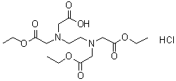 CAS#: 90359-20-9, [{2-[Bis(2-ethoxy-2-oxoethyl)amino]ethyl}(2-ethoxy-2-oxoethyl)amino]acetic acid hydrochloride (1:1)