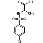 CAS#: 90410-27-8, N-[(4-Chlorophenyl)sulfonyl]alanine