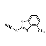 CAS#: 90418-96-5, 4-Methyl-1,3-benzothiazol-2-yl thiocyanate
