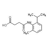 CAS#: 904797-70-2, 4-[(2-Isopropyl-6-methylphenyl)amino]-4-oxobutanoic acid
