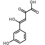 CAS 登录号：904814-38-6， (3Z)-4-羟基-4-(3-羟基苯基)-2-氧代-3-丁烯酸
