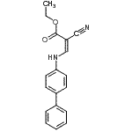 CAS#: 904815-00-5, Ethyl (2Z)-3-(4-biphenylylamino)-2-cyanoacrylate