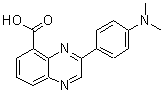 CAS#: 904815-20-9, 3-[4-(Dimethylamino)phenyl]-5-quinoxalinecarboxylic acid