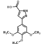 CAS 登录号：904815-28-7， 3-(3,4,5-三甲氧基苯基)-1H-吡唑-5-羧酸