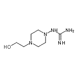 CAS#: 90482-11-4, 1-[4-(2-Hydroxyethyl)-1-piperazinyl]guanidine