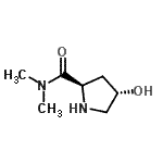 CAS#: 905094-49-7, (4S)-4-Hydroxy-N,N-dimethyl-D-prolinamide