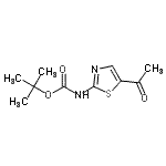 CAS#: 905300-56-3, 2-Methyl-2-propanyl (5-acetyl-1,3-thiazol-2-yl)carbamate