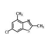 CAS#: 90537-50-1, 6-Chloro-2,4-dimethyl-1,3-benzothiazole