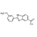 CAS#: 905403-96-5, 2-(3-Methoxyphenyl)-1H-benzimidazole-5-carboxylic acid
