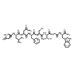 CAS#: 90549-76-1, (2S)-N-[(1S)-2-[[(1S)-2-[[(1S,2R)-1-[[2-[[(1S)-2-amino-1-(1H-indol-3-ylmethyl)-2-oxo-ethyl]amino]-2-oxo-ethyl]carbamoyl]-2-hydroxy-propyl]amino]-1-(hydroxymethyl)-2-oxo-ethyl]amino]-1-benzyl-2-oxo-ethyl]-2-[[(2S)-4-methyl-2-[[(2S)-5-oxopyrrolidine-2-carbonyl]amino]pentanoyl]amino]butanediamide