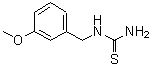 CAS#: 90556-79-9, 1-(3-Methoxybenzyl)thiourea