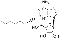 CAS 登录号:90596-75-1, 2-辛炔基腺苷