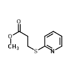 CAS#: 90610-14-3, Methyl 3-(2-pyridinylsulfanyl)propanoate