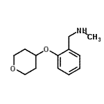 CAS#: 906352-71-4, N-Methyl-1-[2-(tetrahydro-2H-pyran-4-yloxy)phenyl]methanamine