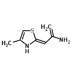 CAS#: 906624-99-5, (3Z)-3-(4-Methyl-1,3-thiazol-2(3H)-ylidene)-1-propen-2-amine