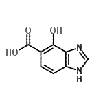 CAS#: 907538-89-0, 4-Hydroxy-1H-benzimidazole-5-carboxylic acid