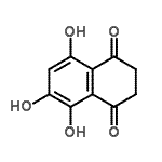 CAS#: 90771-97-4, 5,6,8-Trihydroxy-2,3-dihydro-1,4-naphthalenedione