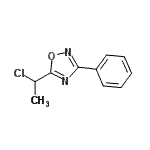 CAS#: 90772-88-6, 5-(1-Chloroethyl)-3-phenyl-1,2,4-oxadiazole