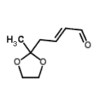 CAS#: 90788-54-8, (2E)-4-(2-Methyl-1,3-dioxolan-2-yl)-2-butenal