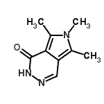 CAS#: 90817-87-1, 5,6,7-Trimethyl-2,6-dihydro-1H-pyrrolo[3,4-d]pyridazin-1-one