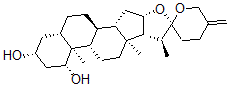 CAS#: 90865-22-8, 5alpha-Spirost-25(27)-ene-1beta,3beta-diol