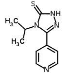 CAS 登录号：90871-43-5， 4-异丙基-5-(4-吡啶基)-4H-1,2,4-三唑-3-硫醇