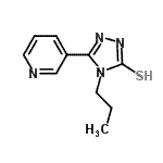 CAS#: 90871-44-6, 4-Propyl-5-(3-pyridinyl)-2,4-dihydro-3H-1,2,4-triazole-3-thione