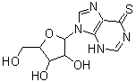 CAS 登录号：90899-89-1， 9-呋喃戊糖基-3,9-二氢-6H-嘌呤-6-硫酮